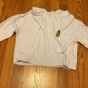 Romwe cropped Hoodie